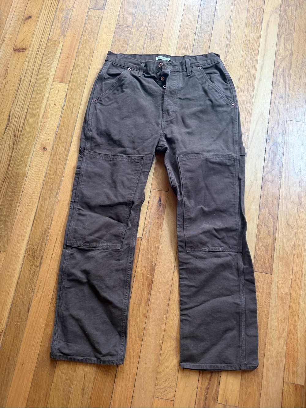 Hey gang brown double knee pants